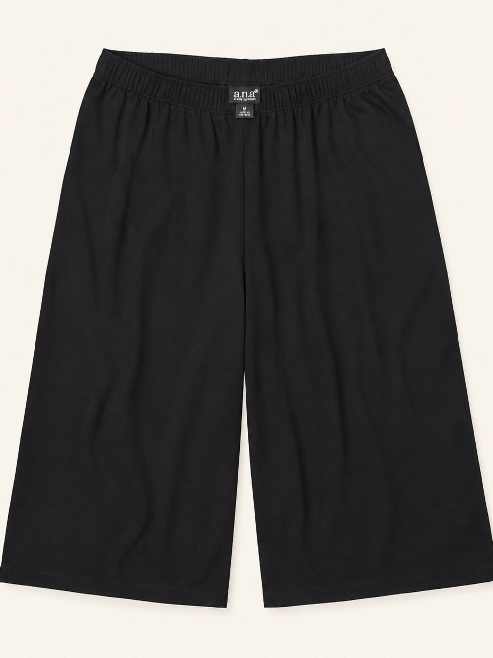 a.n.a Black Wide-Leg women’s ' Culotte Shorts